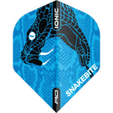 Red Dragon - Ionic Peter Wright Snake Head - Big Wing Dart Flights - Blue