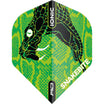Red Dragon - Ionic Peter Wright Snake Head - Big Wing Dart Flights - Green