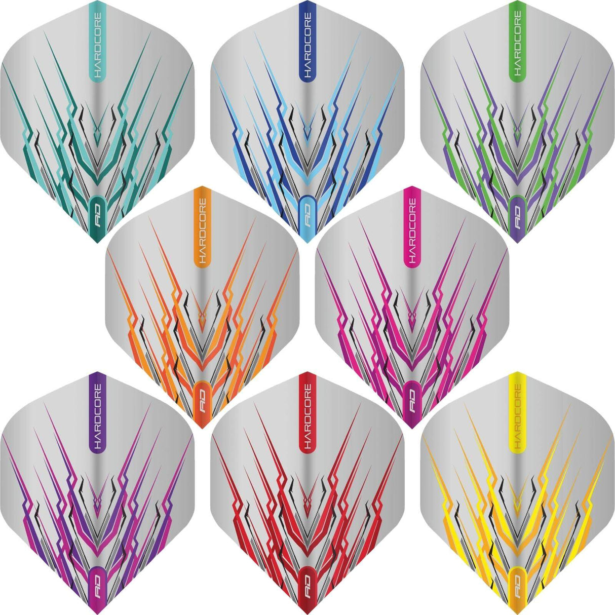 Red Dragon - Hardcore Peter Wright Mohawk - Big Wing Dart Flights -