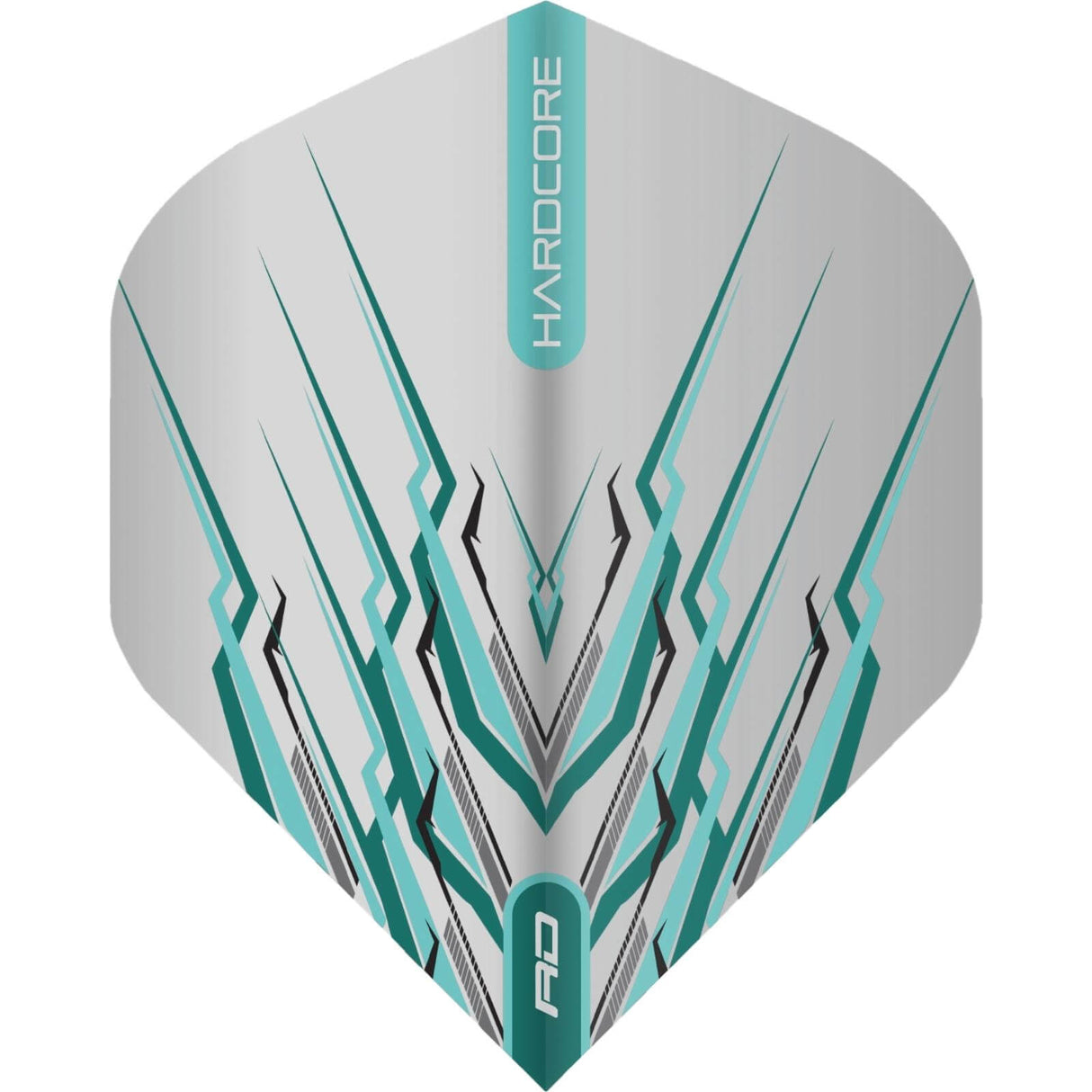 Red Dragon - Hardcore Peter Wright Mohawk - Big Wing Dart Flights - Aqua
