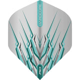 Red Dragon - Hardcore Peter Wright Mohawk - Big Wing Dart Flights - Aqua
