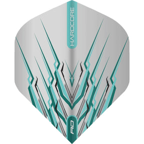 Red Dragon - Hardcore Peter Wright Mohawk - Big Wing Dart Flights - Aqua