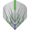 Red Dragon - Hardcore Peter Wright Mohawk - Big Wing Dart Flights - Green