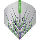 Red Dragon - Hardcore Peter Wright Mohawk - Big Wing Dart Flights - Green