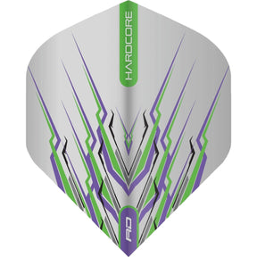Red Dragon - Hardcore Peter Wright Mohawk - Big Wing Dart Flights - Green