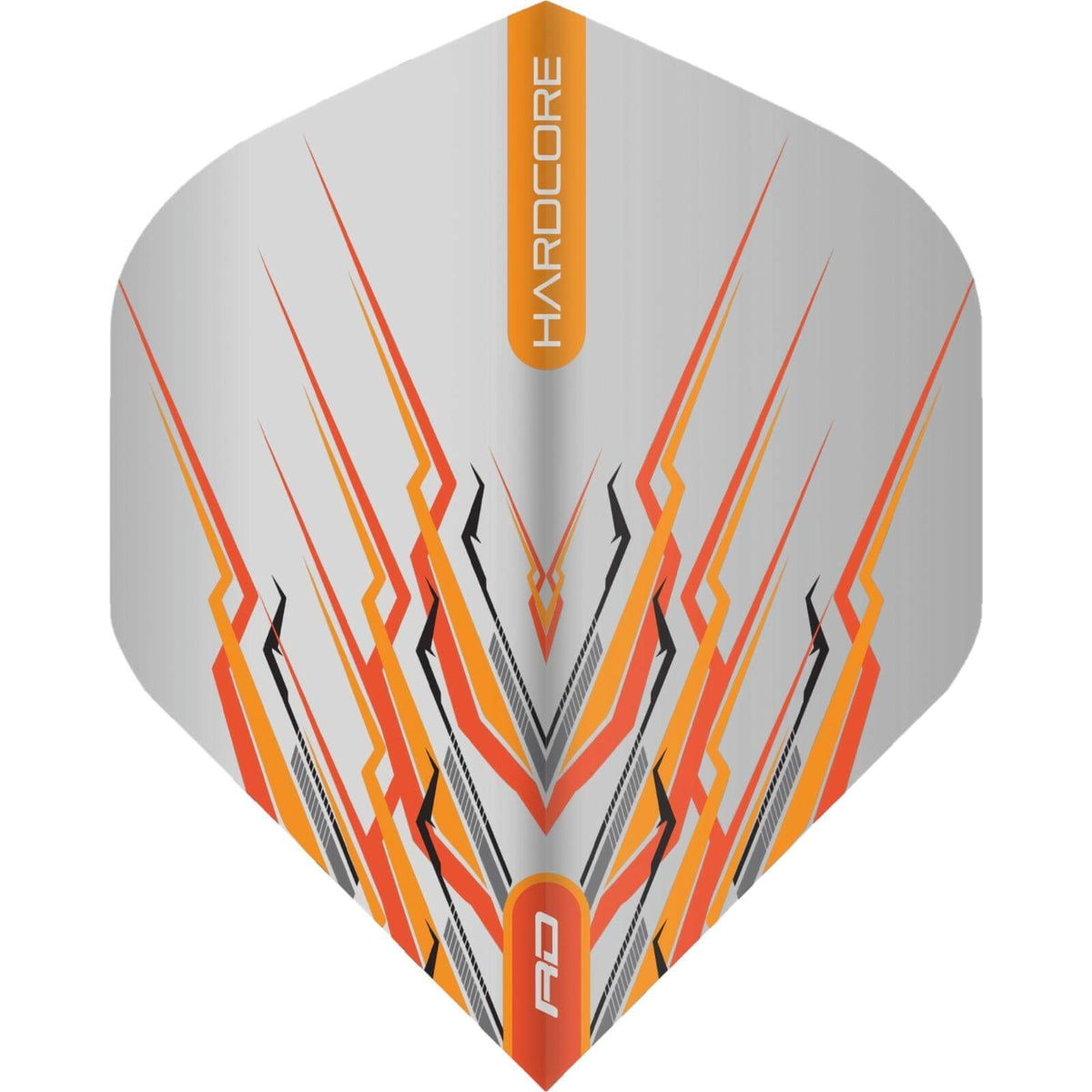 Dart Flights - Red Dragon - Hardcore Peter Wright Mohawk - Big Wing Dart Flights Orange