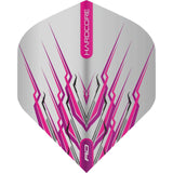 Red Dragon - Hardcore Peter Wright Mohawk - Big Wing Dart Flights - Pink
