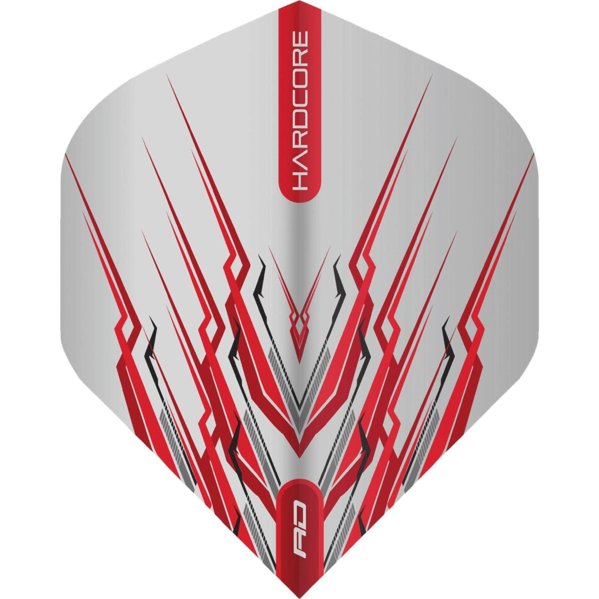 Dart Flights - Red Dragon - Hardcore Peter Wright Mohawk - Big Wing Dart Flights Red