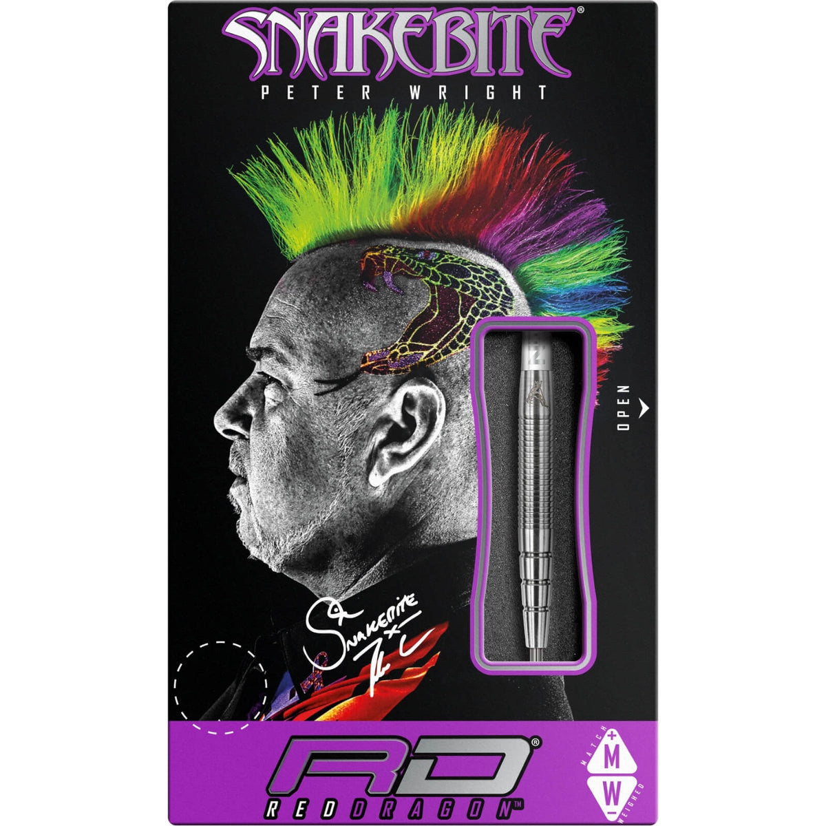 Darts - Red Dragon - Peter Wright PL15 Darts - Steel Tip - 90% Tungsten - 22g 24g 26g 