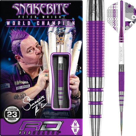 Red Dragon - Peter Wright PL15 Medusa Darts - 90% Tungsten - 22g 23g 24g -