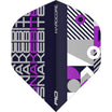 Red Dragon - Hardcore Peter Wright Stack - Big Wing Dart Flights - Black