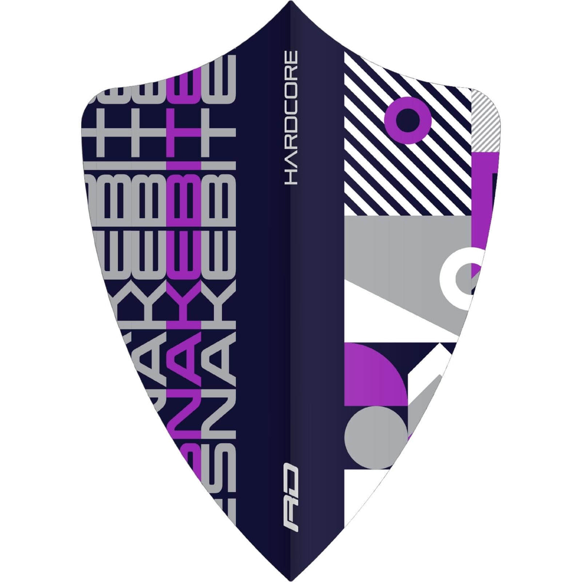 Dart Flights - Red Dragon - Hardcore Peter Wright Stack - Freestyle Dart Flights Black