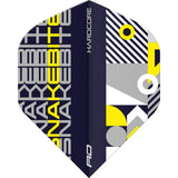 Red Dragon - Hardcore Peter Wright Stack - Big Wing Dart Flights - Yellow