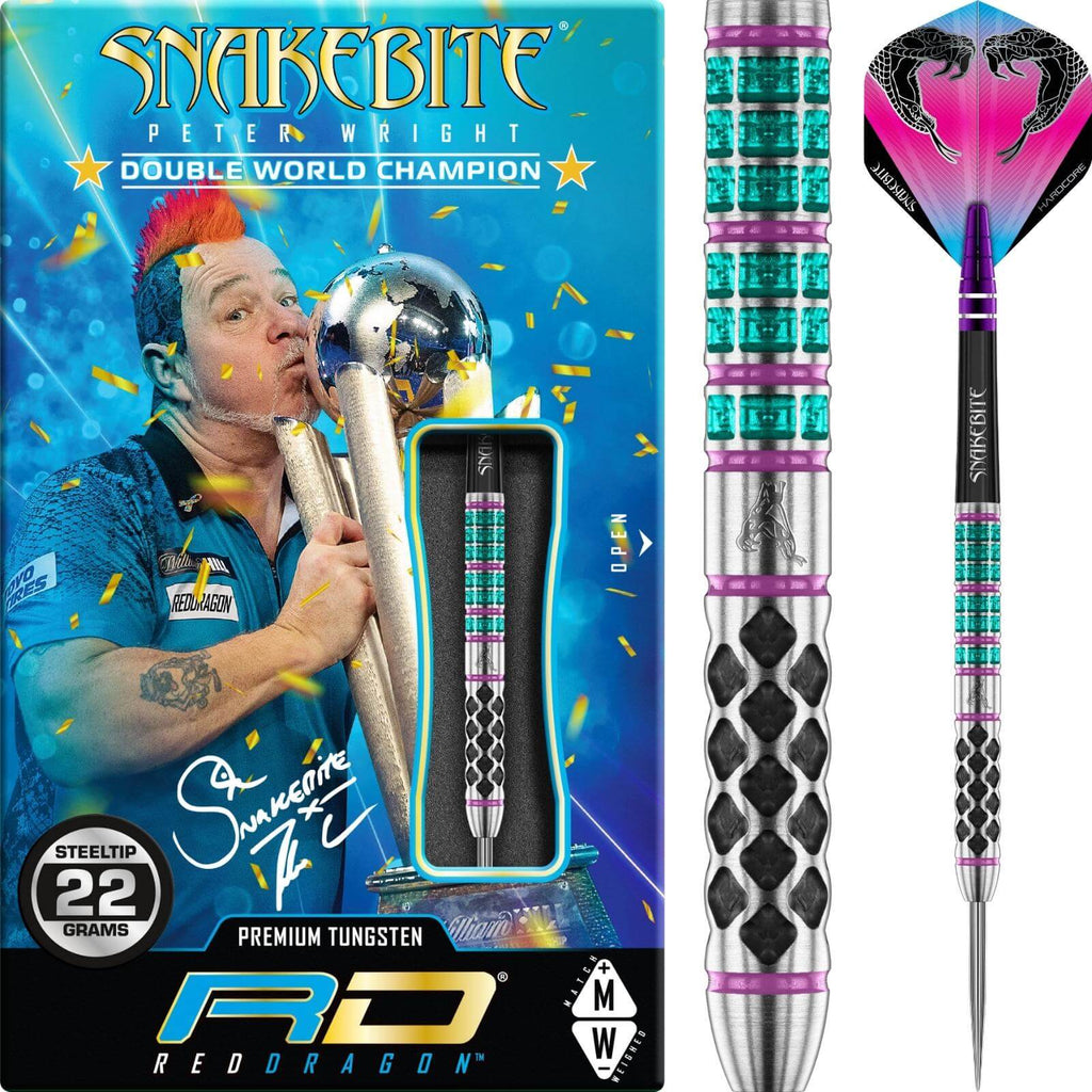 Red Dragon Peter Wright Supa-Venom Darts For Sale | Avid Darts Shop