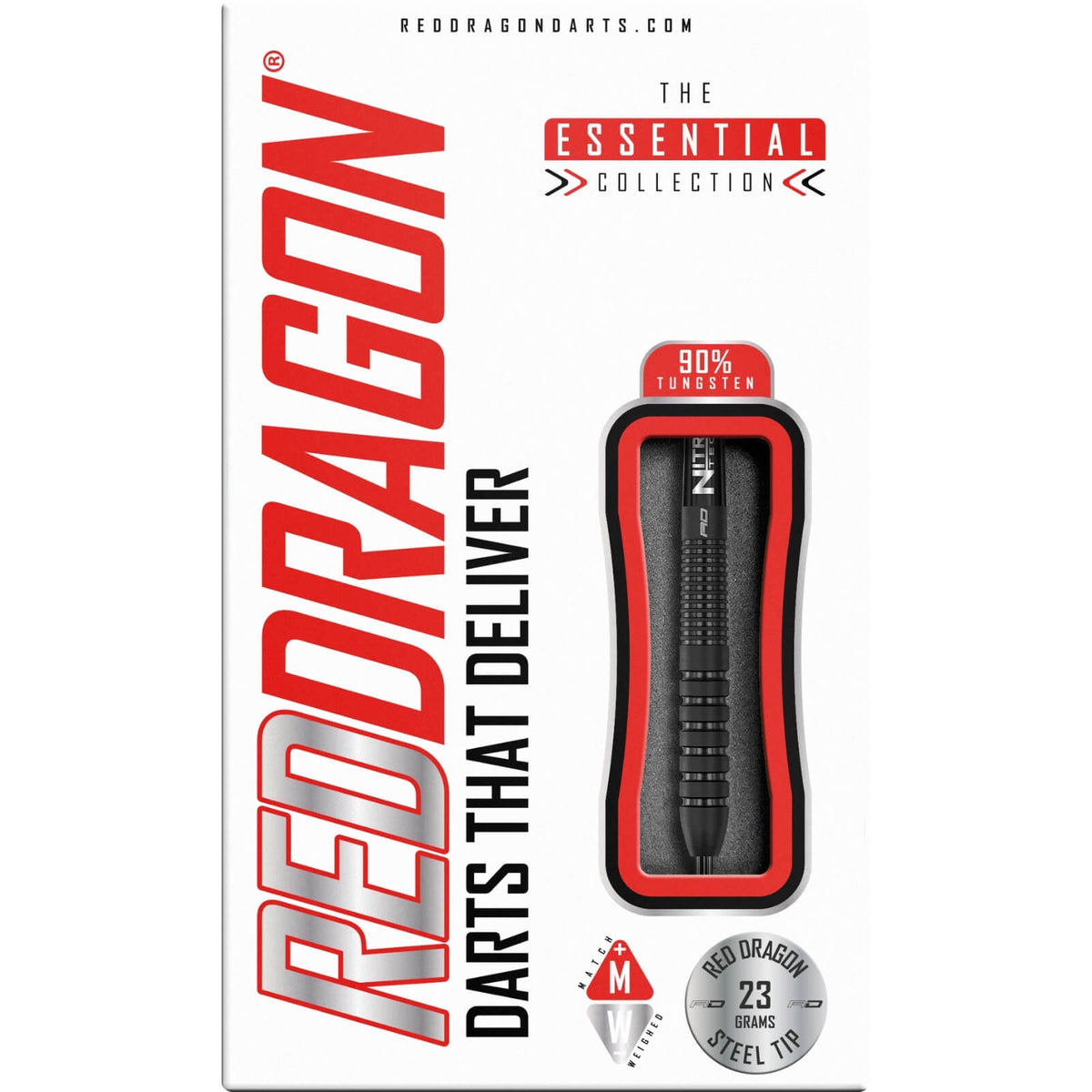 Darts - Red Dragon - Phantom Darts - Steel Tip - 90% Tungsten - 23g 25g 