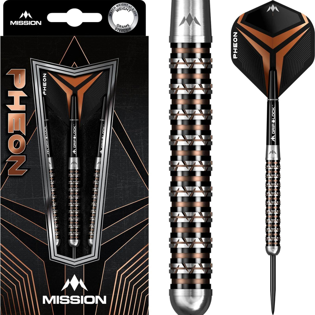 Mission - Pheon Darts - 90% Tungsten - 22g 24g 26g -