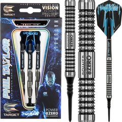 Target - Phil Taylor Power 8ZERO Darts - Soft Tip - 80% Tungsten