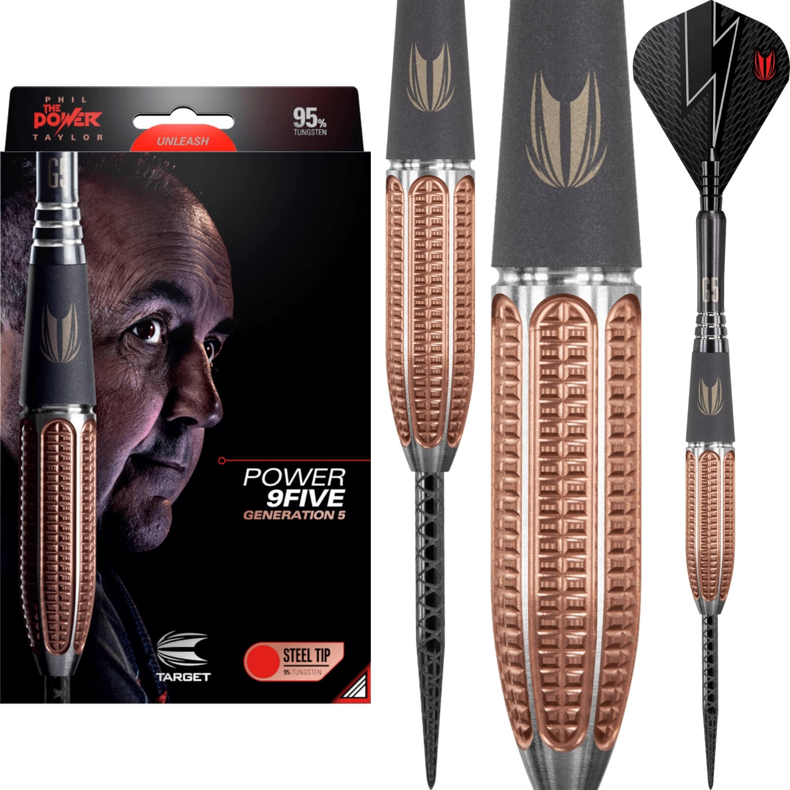 Target Phil Taylor Brass Soft Freccette - 18g