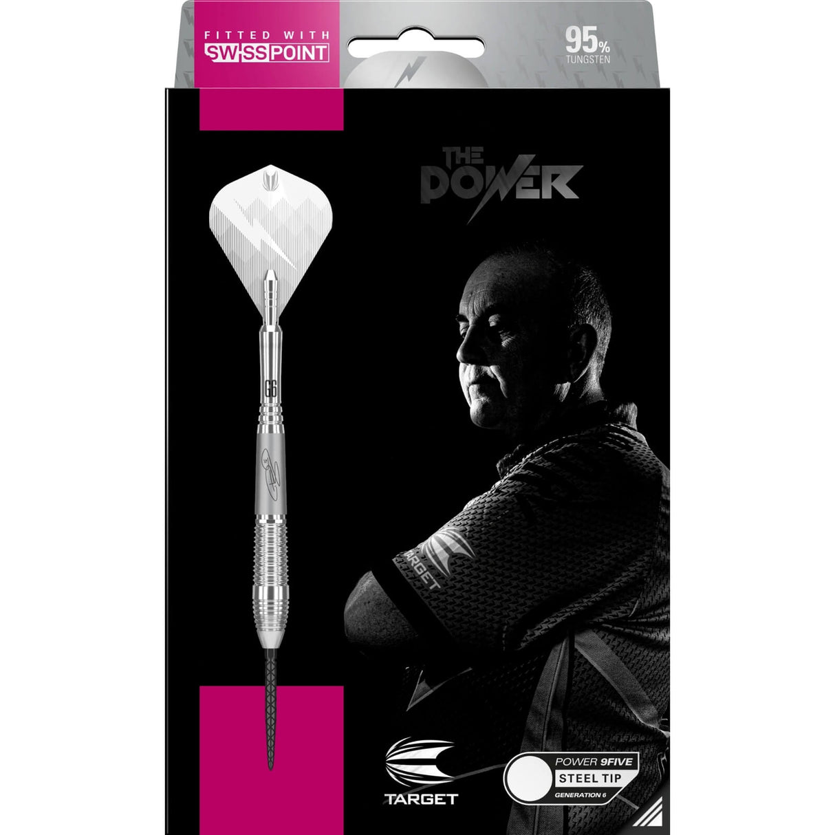 Target - Phil Taylor Gen 6 Darts - Swiss Point - 95% Tungsten - 22g 24g 26g -