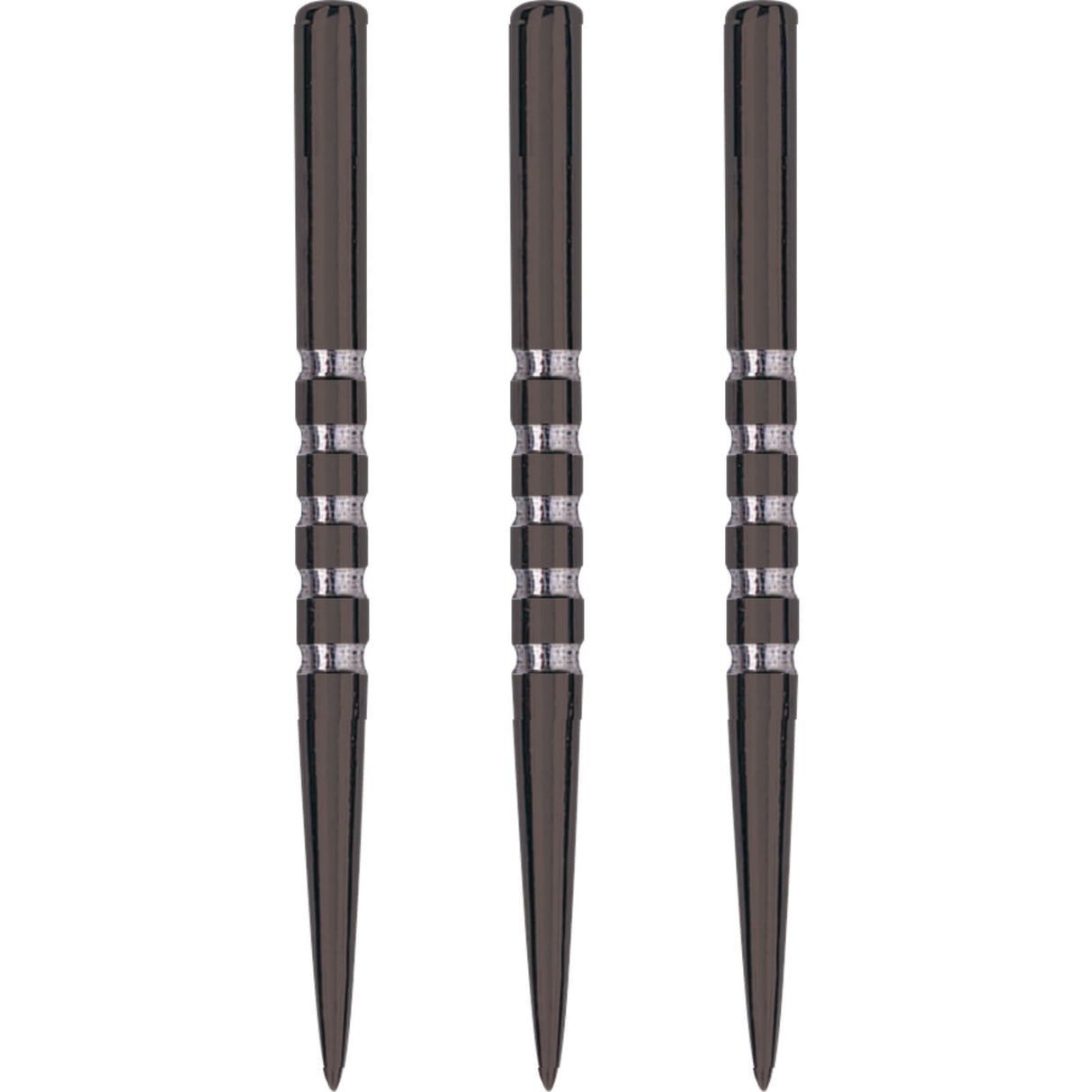 Unicorn - Needle Black 5 Groove Dart Points - 38mm -