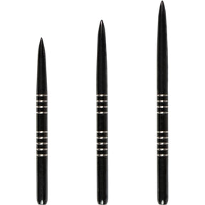 BULL'S - GP1 Black Dart Points - 34mm 38mm 42mm -