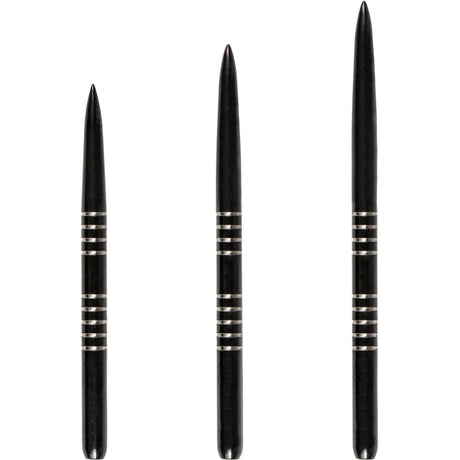 BULL'S - GP1 Black Dart Points - 34mm 38mm 42mm -