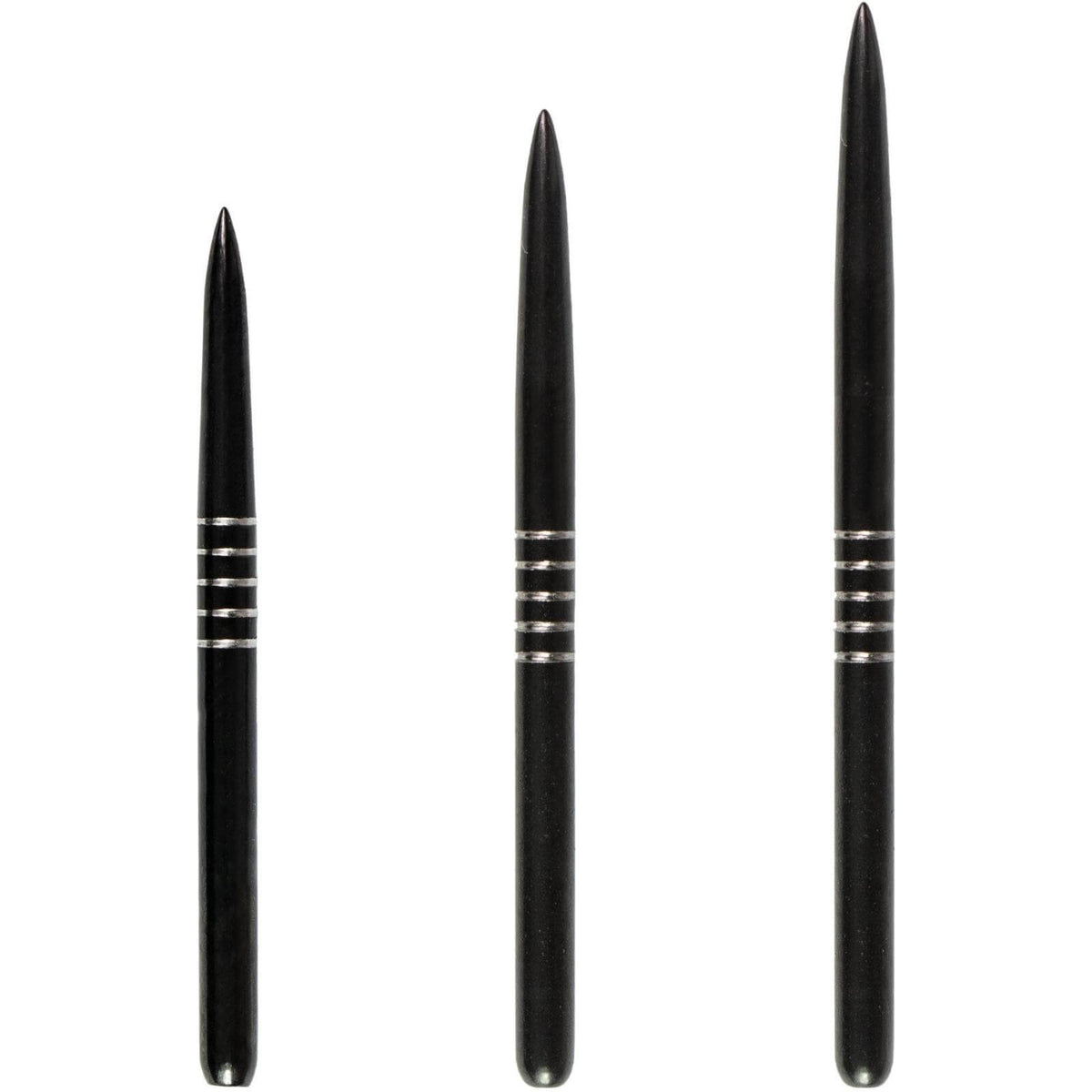 Point Accessories - BULL&#39;S - GP2 Black Dart Points - 34mm 38mm 42mm 