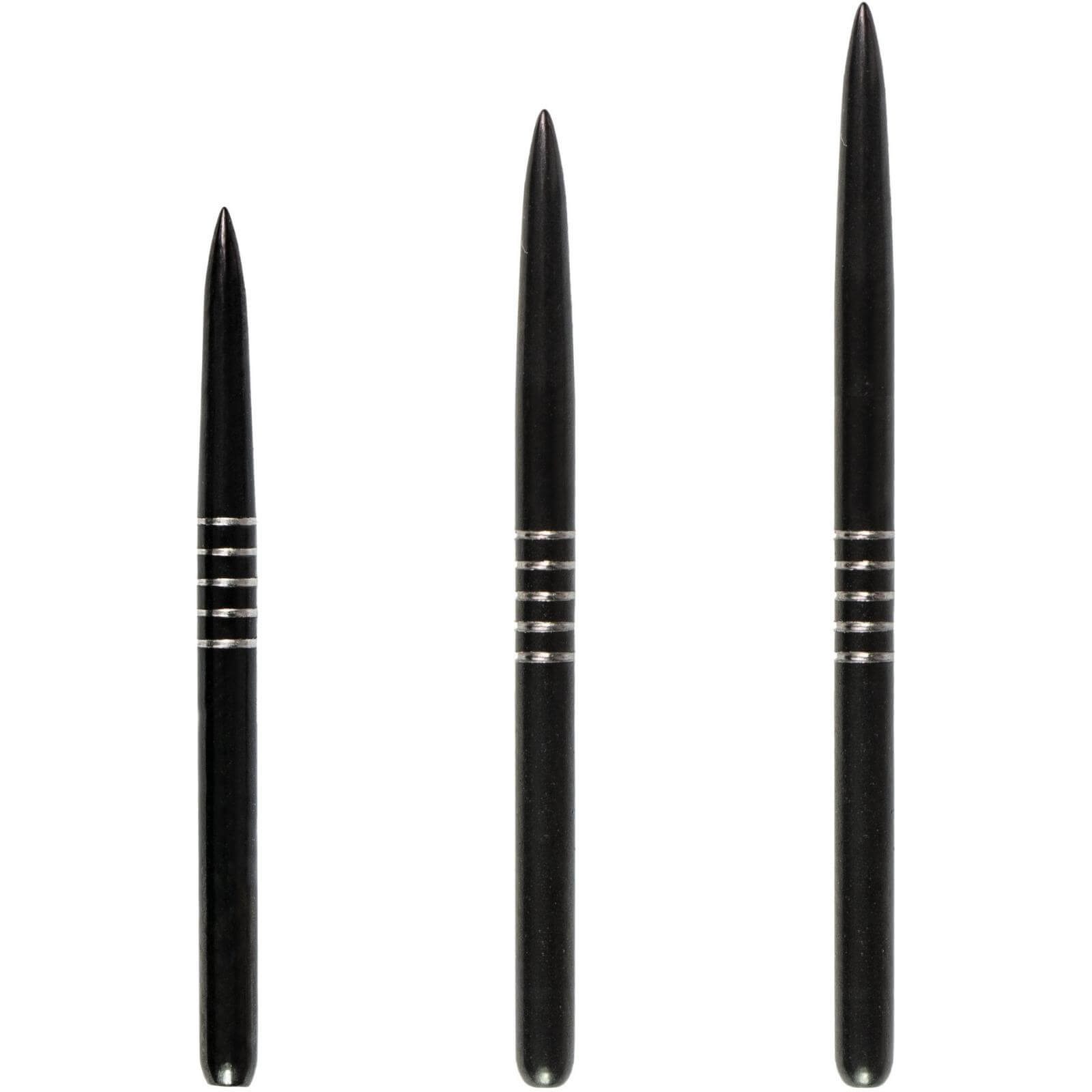 Point Accessories - BULL'S - GP2 Black Dart Points - 34mm 38mm 42mm 
