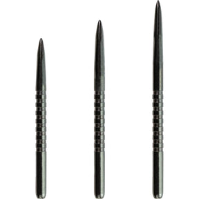BULL'S - GP3 Black Dart Points - 34mm 38mm 42mm -
