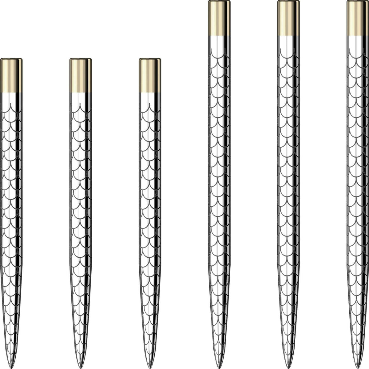 Point Accessories - Mission - Laser Plus Dart Points - 32mm 38mm 32mm / Fan Mosaic