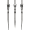 Red Dragon - Raptor Dart Points - 33mm - Silver / Grooved