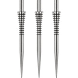 Red Dragon - Raptor Dart Points - 33mm - Silver / Grooved
