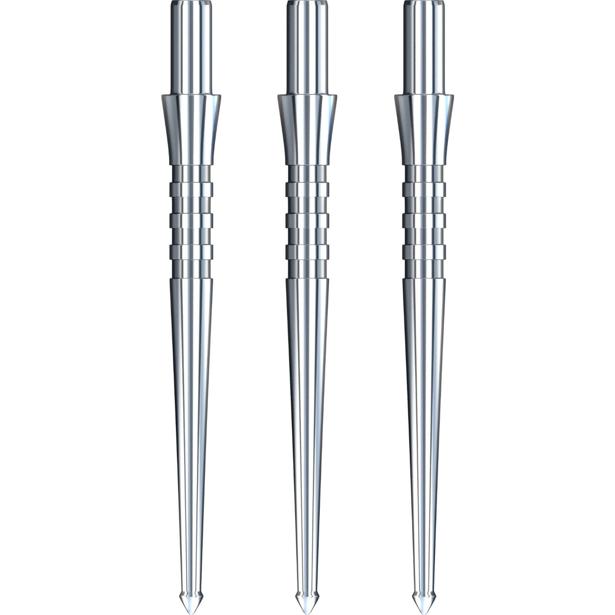 Point Accessories - Red Dragon - Raptor GT Dart Points - 33mm Silver