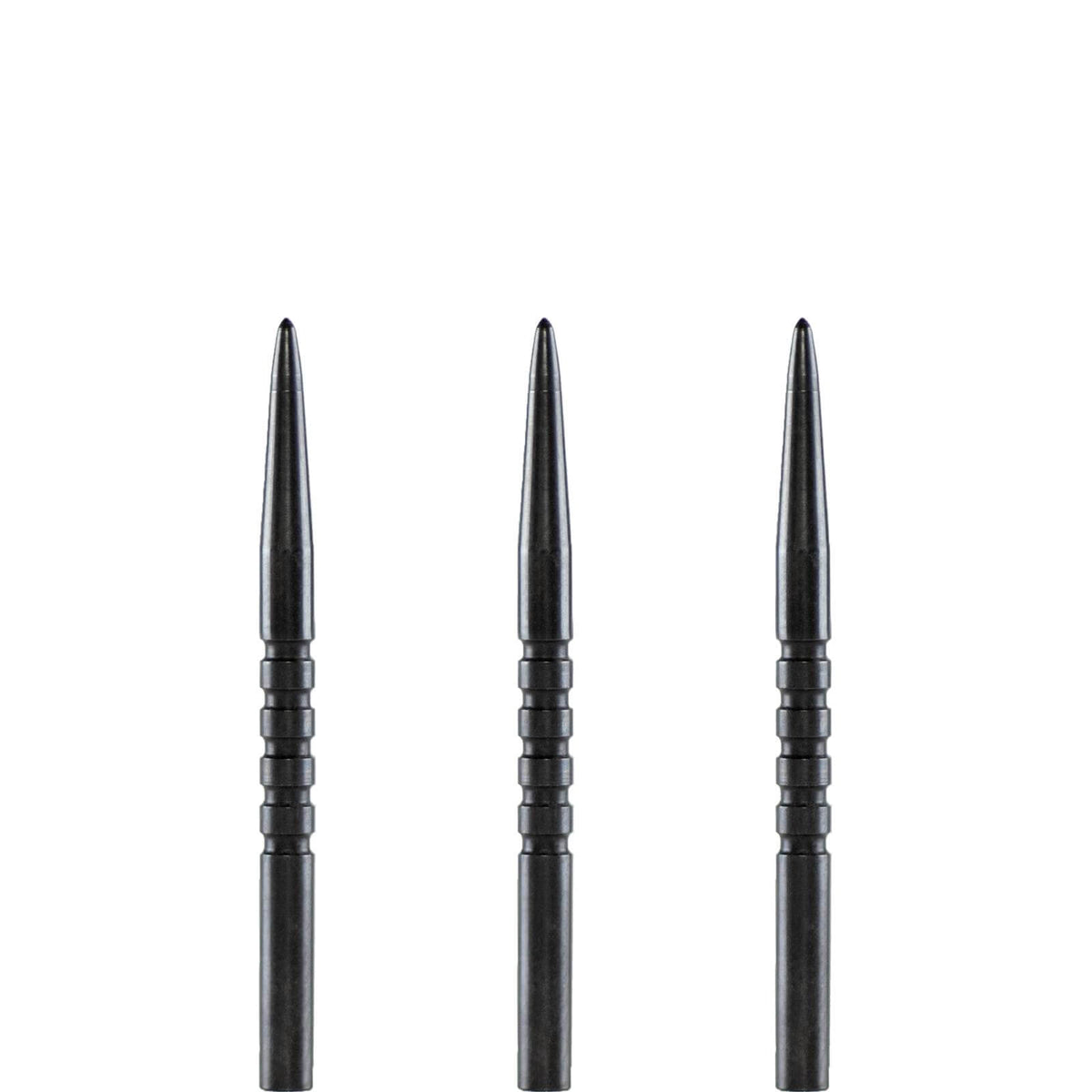 Point Accessories - Bull&#39;s NL - Black Ringed Grip Dart Points - 32mm 36mm 38mm 45mm 32mm