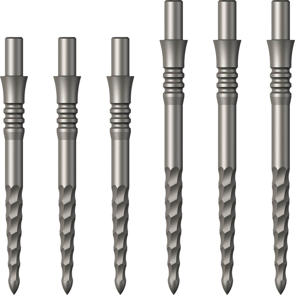 Point Accessories - Mission - Sniper Lunar FS Dart Points - 28mm 32mm 28mm / Silver