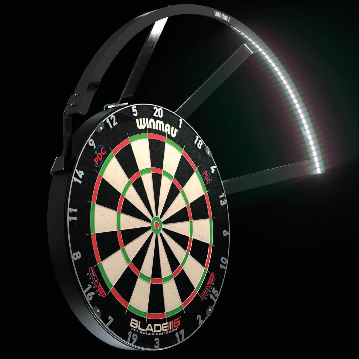 Dartboard Accessories - Winmau - Polaris 120° Dartboard Light 