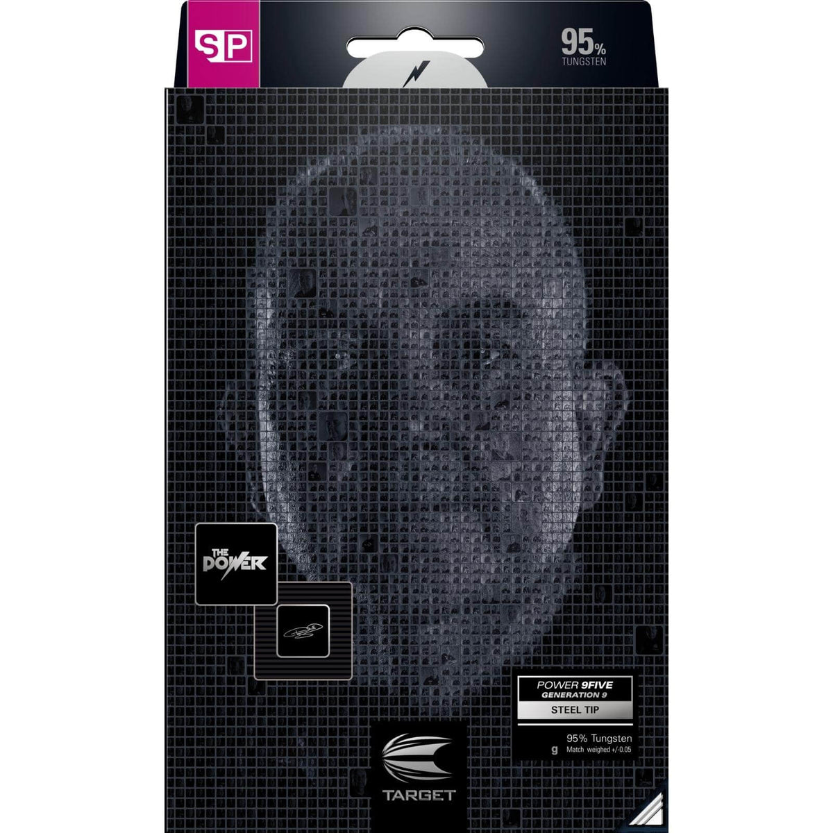 Darts - Target - Phil Taylor Gen 9 Darts - Swiss Point - Steel Tip - 95% Tungsten - 22g 24g 26g 