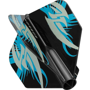 Robson - Plus Printed - Big Wing Dart Flights - Black