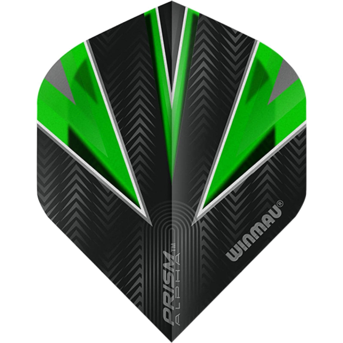 Dart Flights - Winmau - Prism Alpha - Big Wing Dart Flights Green