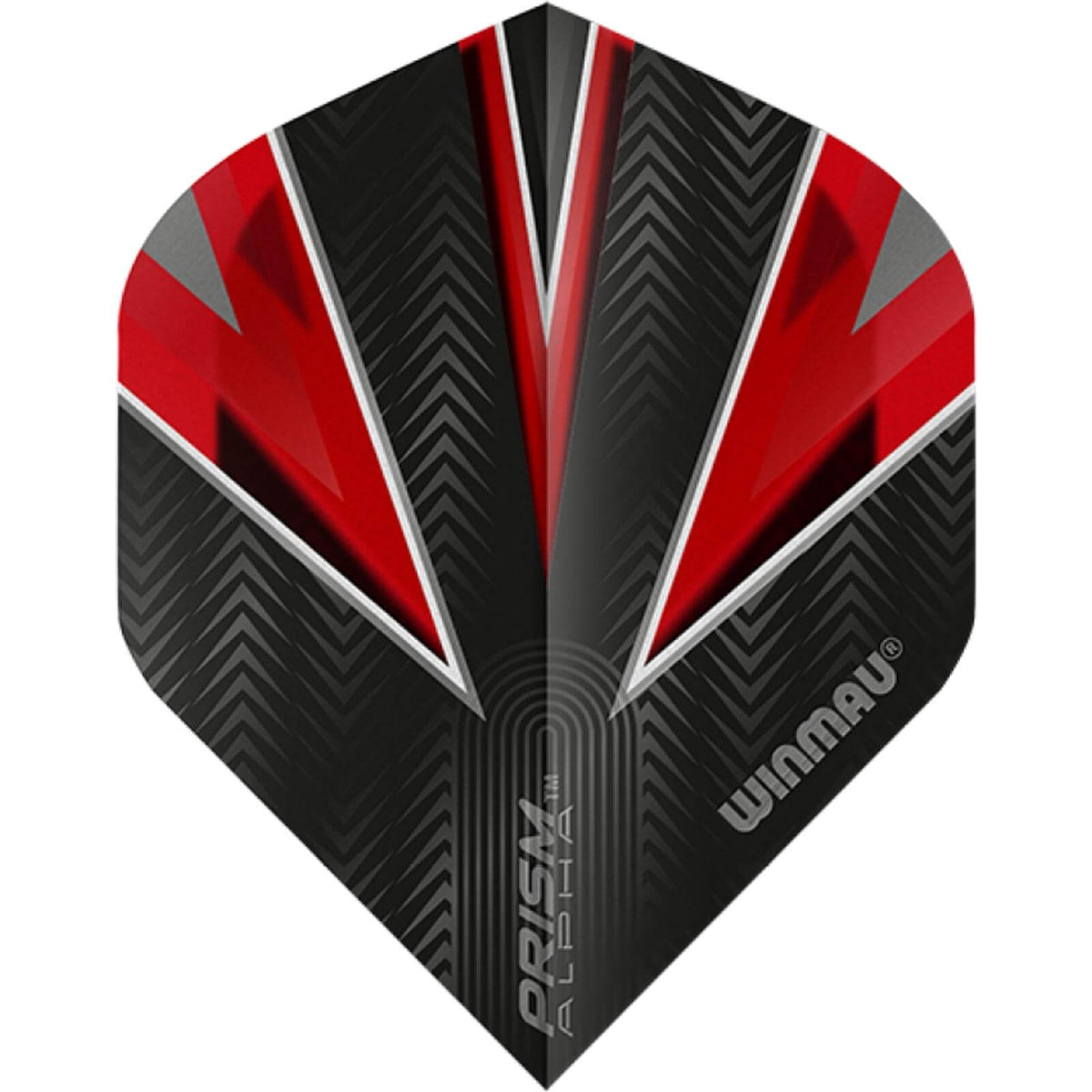 Dart Flights - Winmau - Prism Alpha - Big Wing Dart Flights Red
