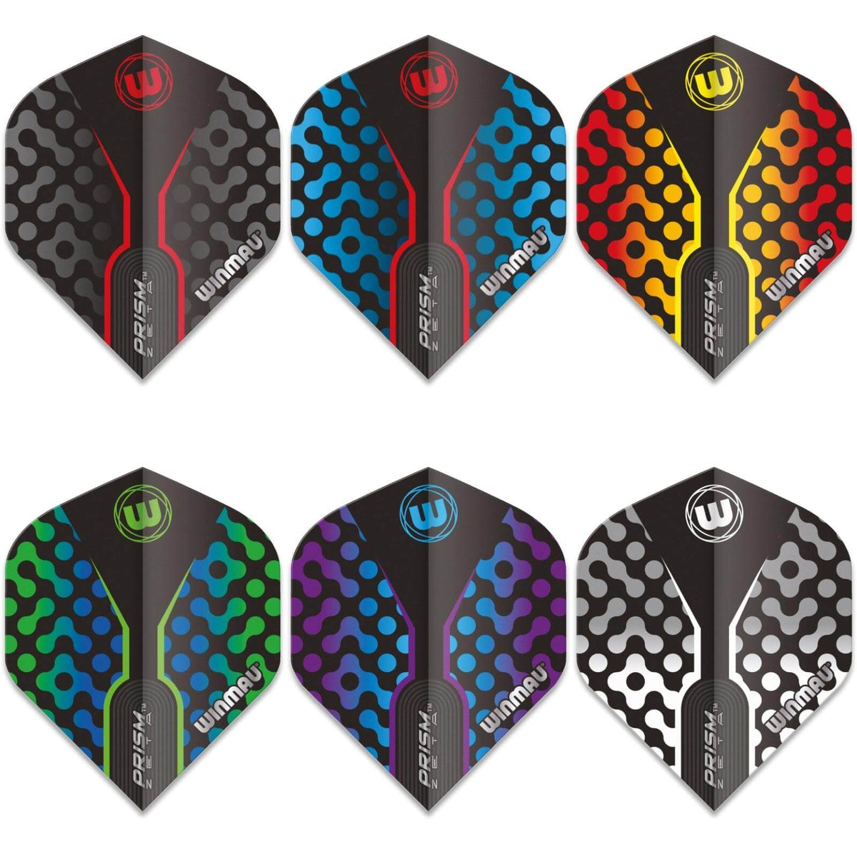 Dart Flights - Winmau - Prism Zeta - Big Wing Dart Flights 