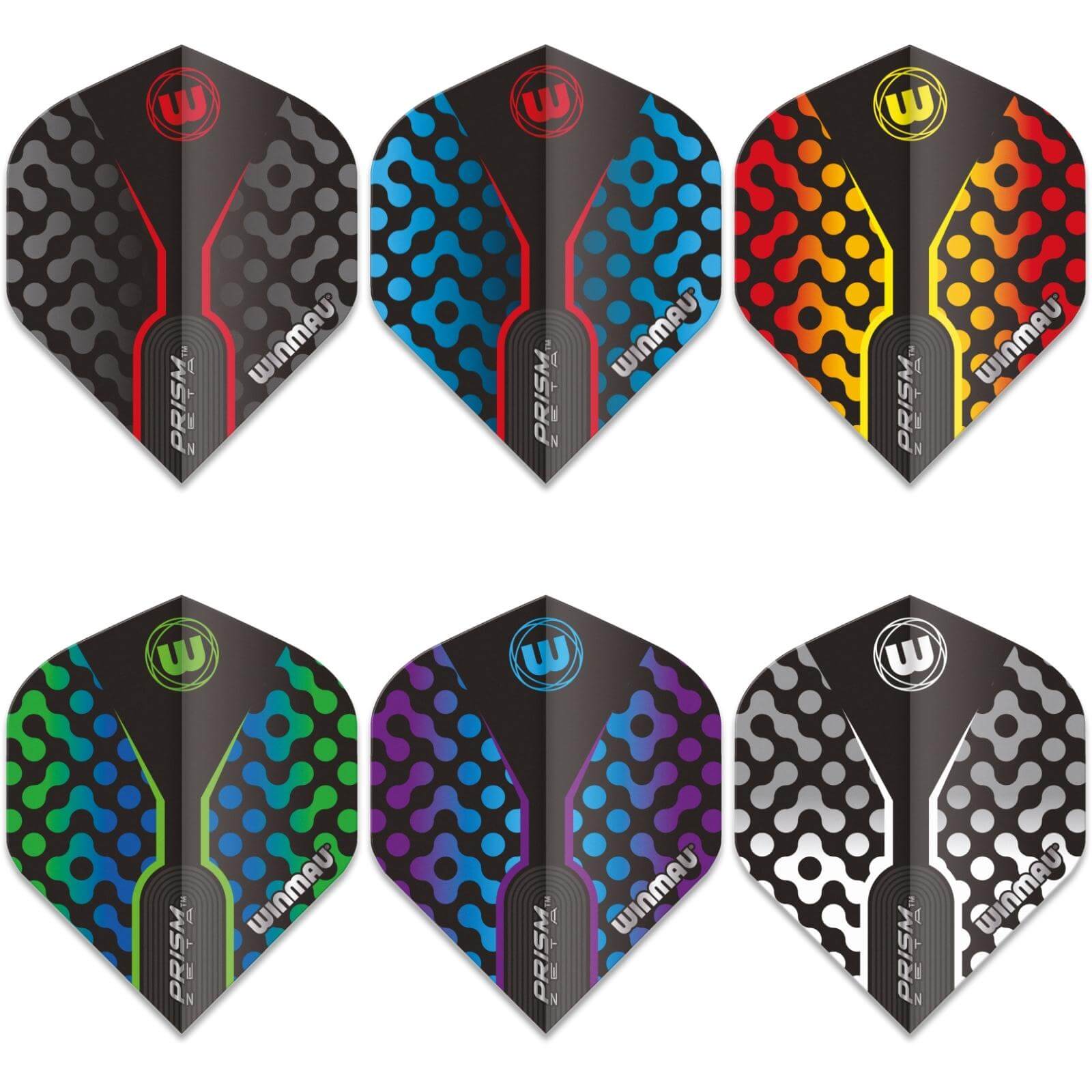 Dart Flights - Winmau - Prism Zeta - Big Wing Dart Flights 