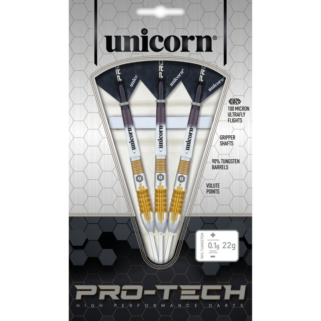 Unicorn - Pro-Tech Style 1 Darts - 90% Tungsten - 20g 22g 24g -