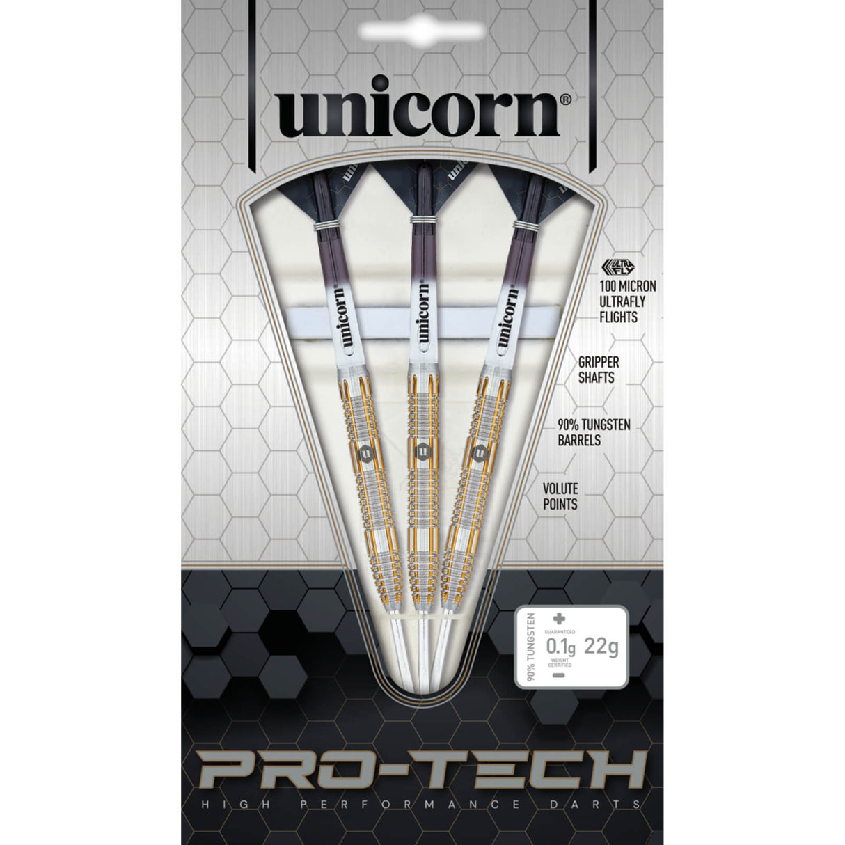 Unicorn - Pro-Tech Style 4 Darts - 90% Tungsten - 20g 22g 24g -