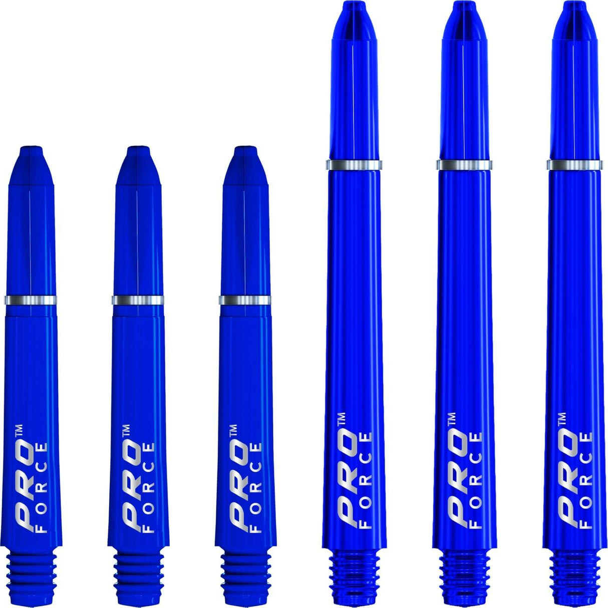 Winmau - Pro Force - Nylon Dart Shafts - Short (35mm) / Blue