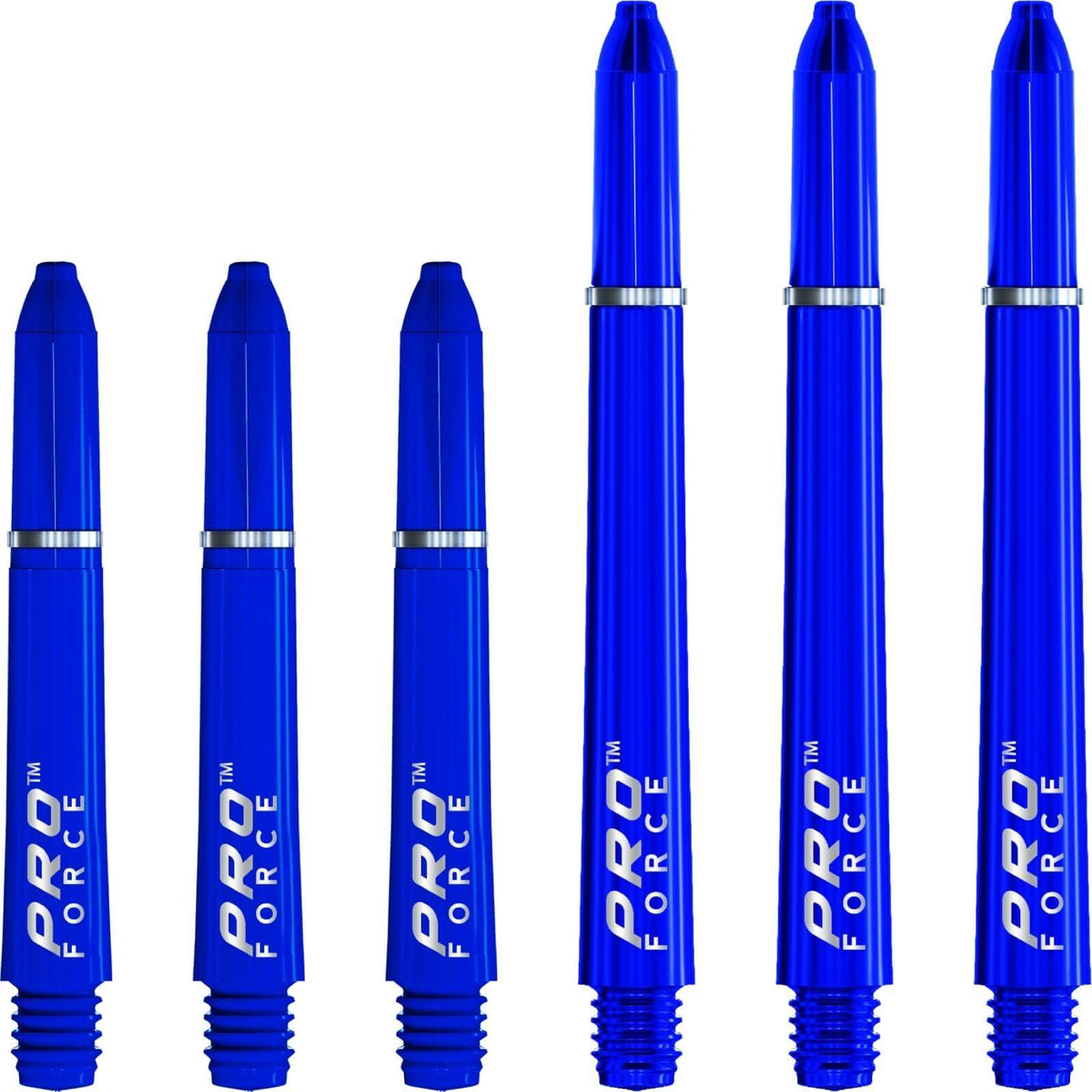 Dart Shafts - Winmau - Pro Force - Nylon Dart Shafts Short (35mm) / Blue