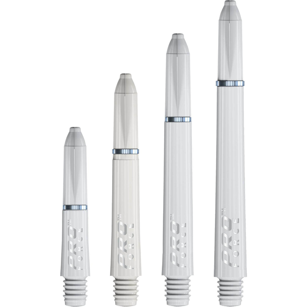 Winmau - Pro Force - Nylon Dart Shafts - Extra Short (27mm) / White