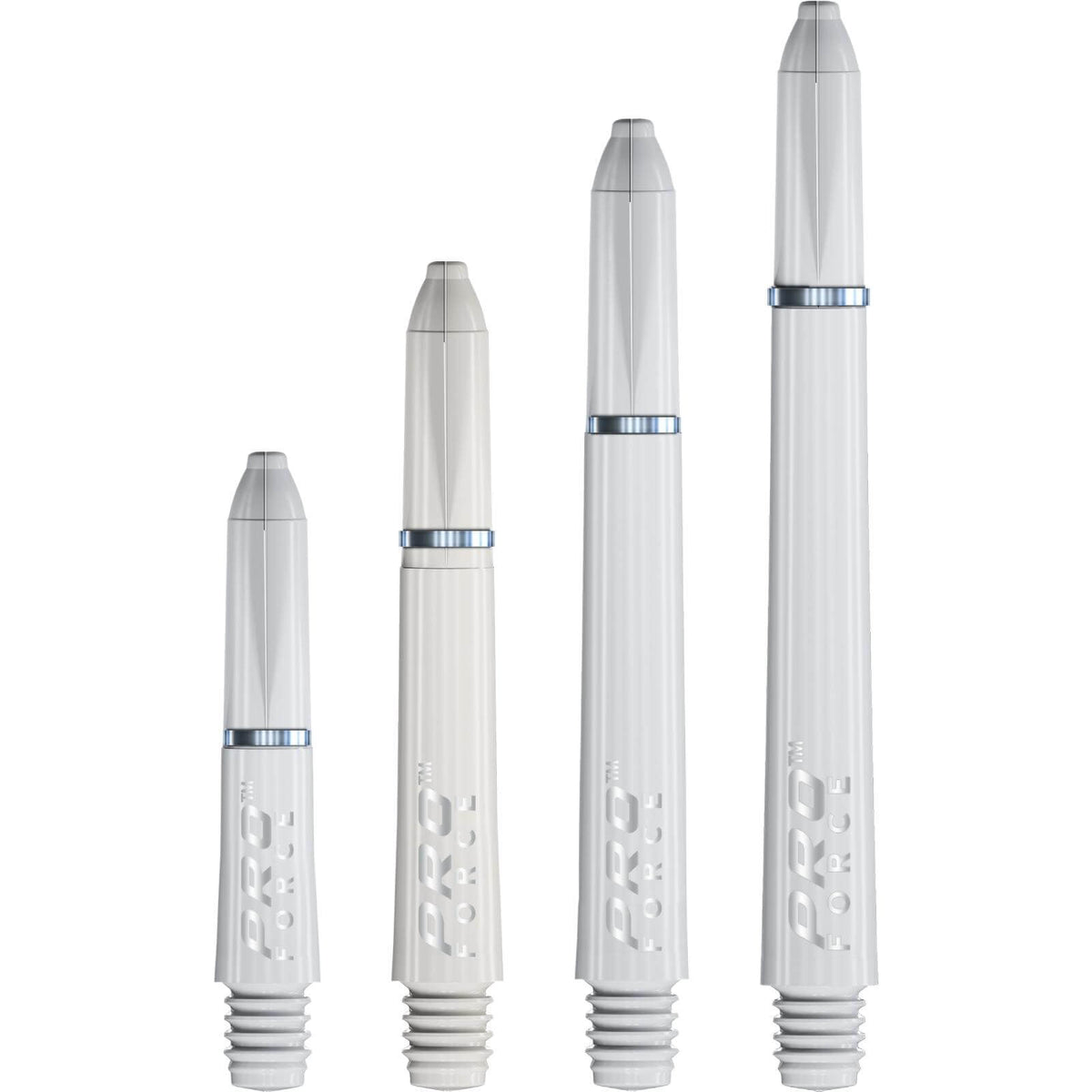 Dart Shafts - Winmau - Pro Force - Nylon Dart Shafts Extra Short (27mm) / White