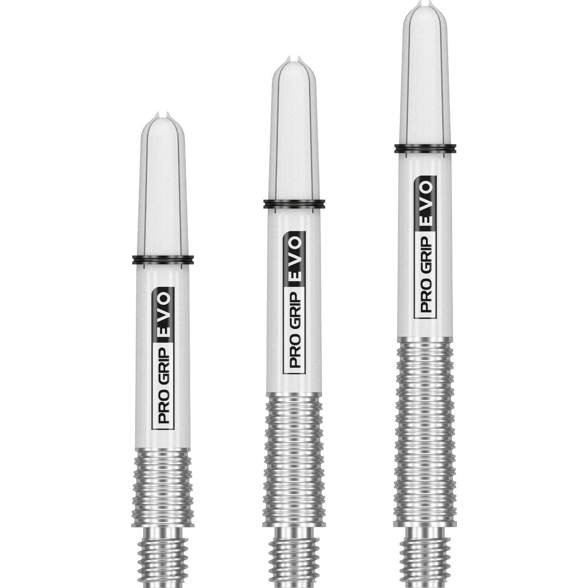 Dart Shafts - Target - Pro Grip Evo - Hybrid Dart Shafts Short (37.7mm) / Silver