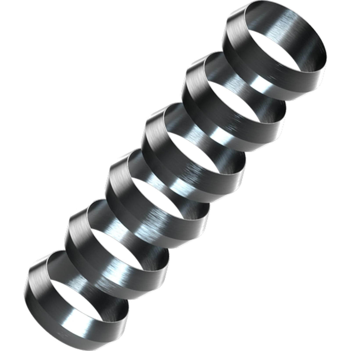 Harrows - Pyramid Dart Shaft Rings - Silver